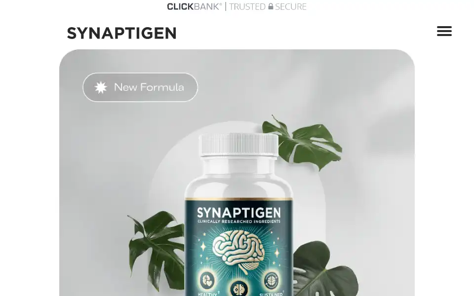 Screenshot of getsynaptigen.com