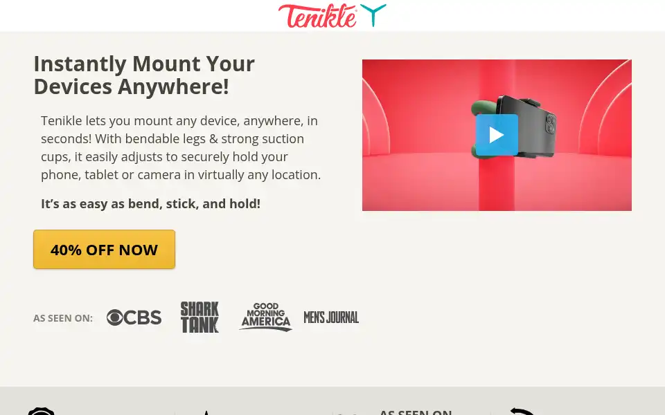 Screenshot of gettenikle.io