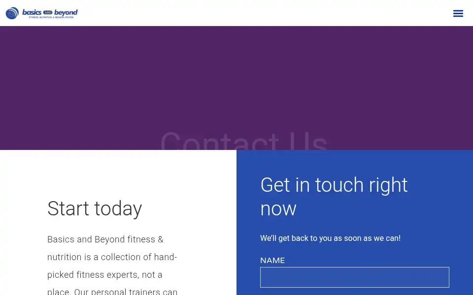 Screenshot of gettingfit.com