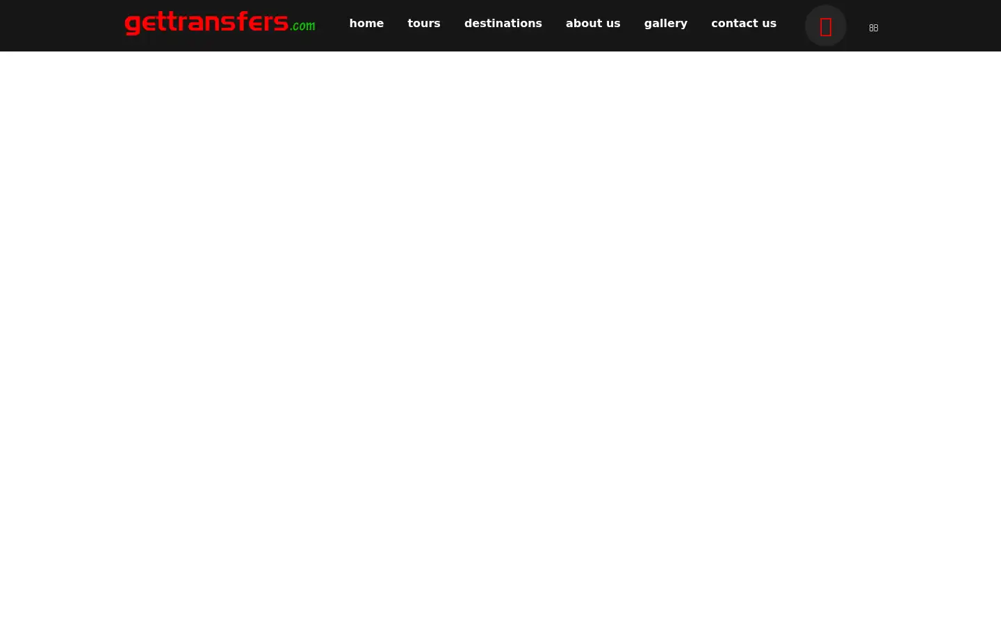 Screenshot of gettransfers.com