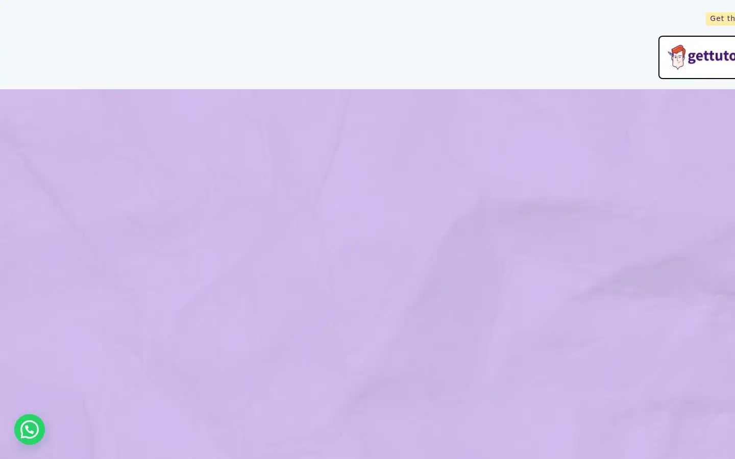 Screenshot of gettutors.online