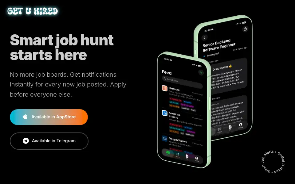 Screenshot of getuhired.co
