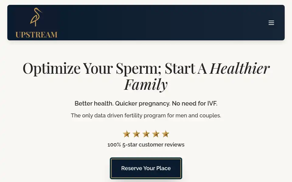 Screenshot of getupstream.co