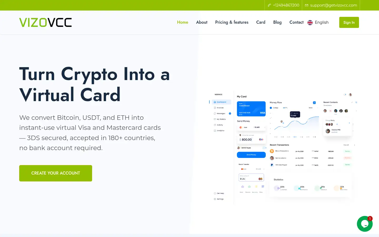 Screenshot of getvizovcc.com