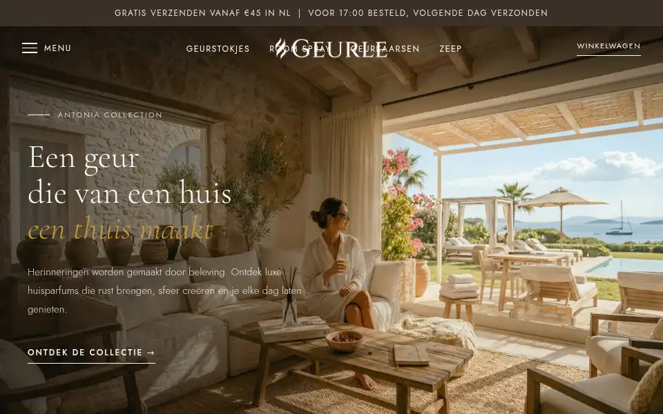 Screenshot of geurle.nl