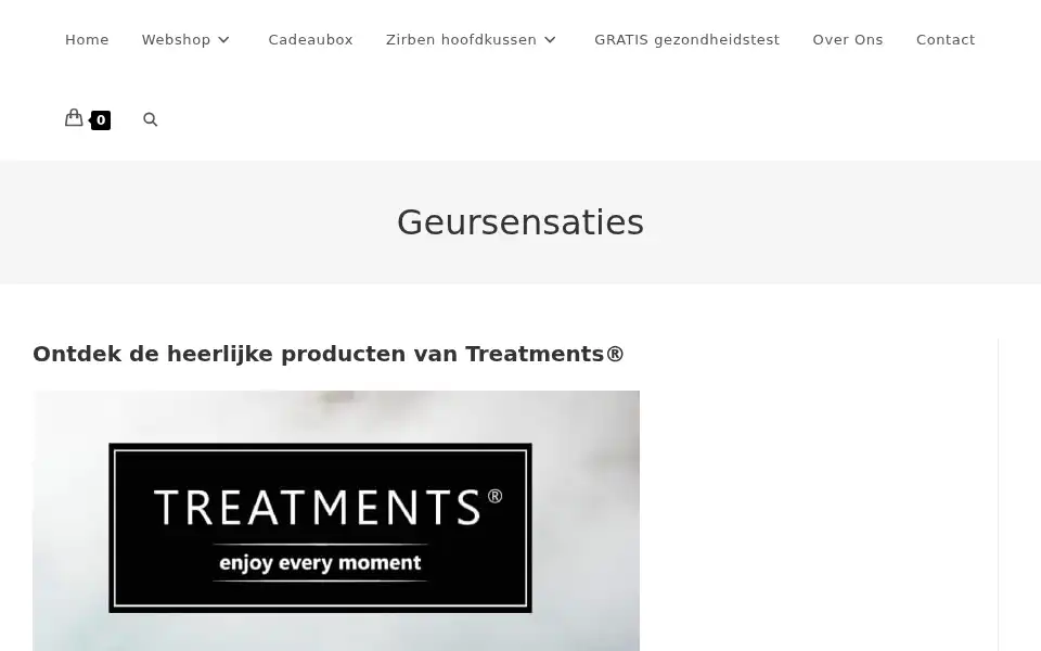 Screenshot of geursensaties.nl