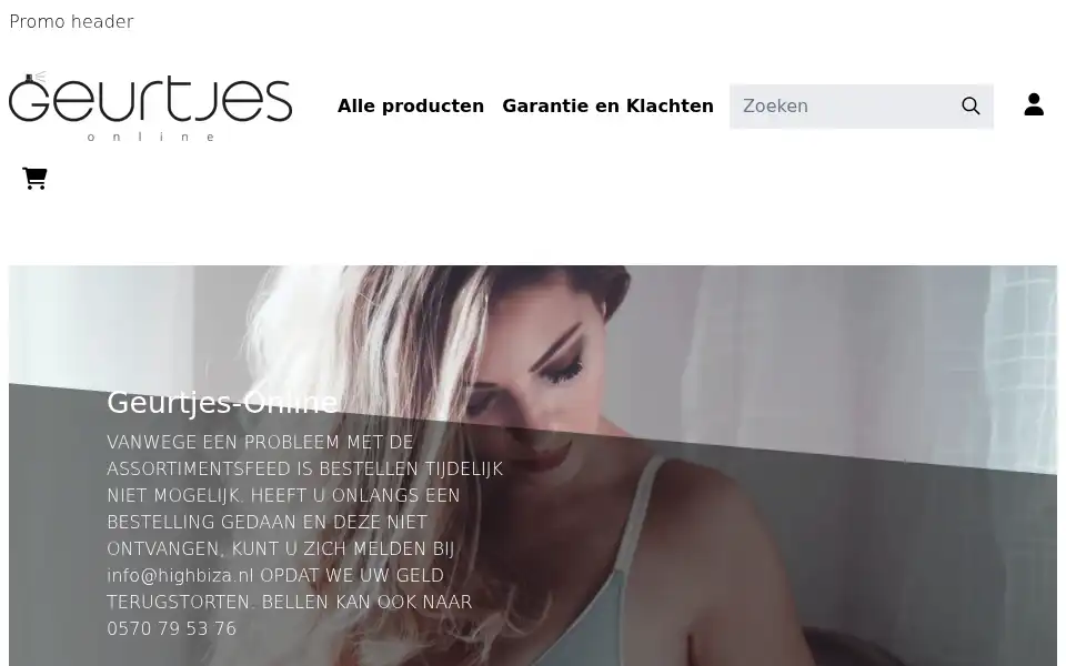 Screenshot of geurtjes-online.nl