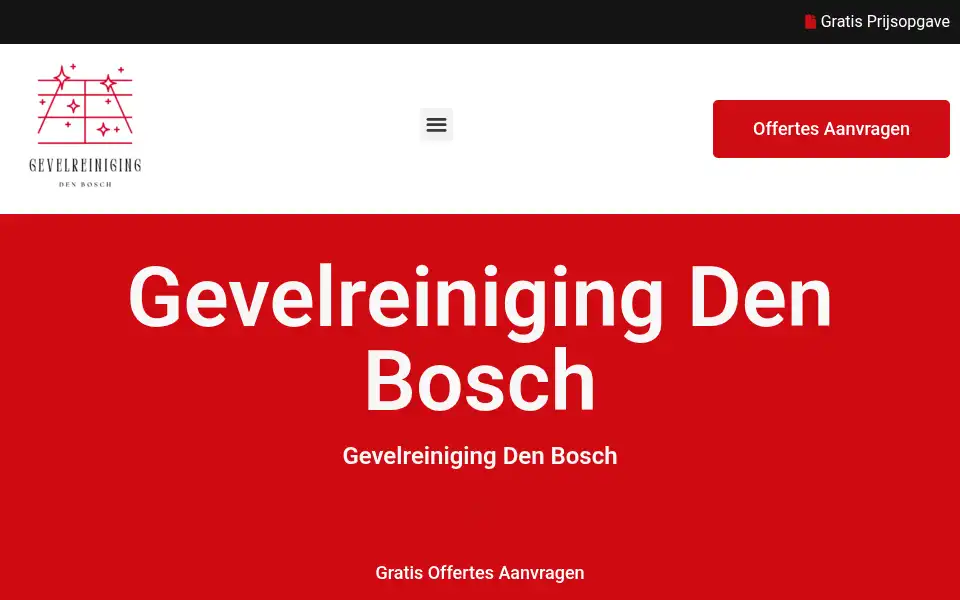 Screenshot of gevelreinigingdenbosch.com