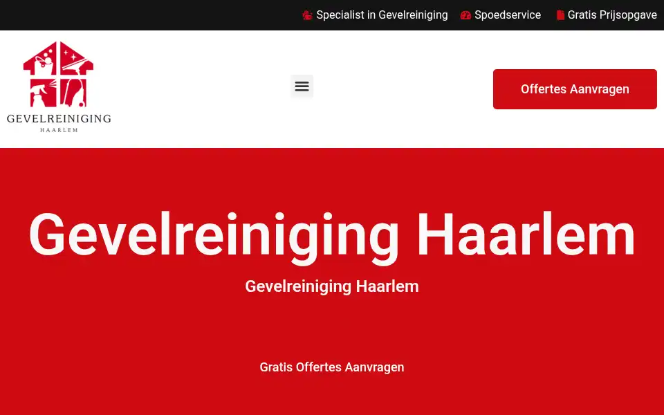 Screenshot of gevelreiniginghaarlem.com