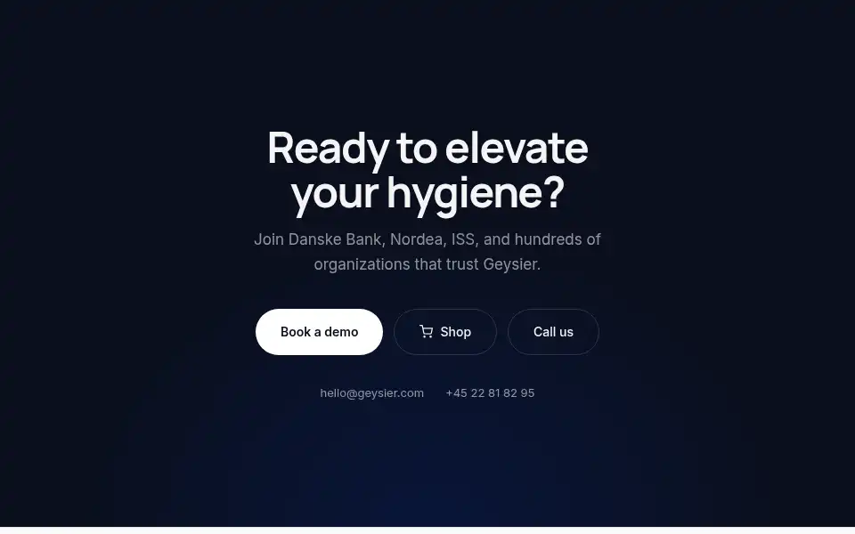 Screenshot of geysier.com
