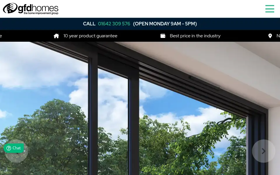 Screenshot of gfdliving.co.uk