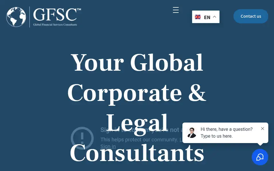Screenshot of gfscglobal.com