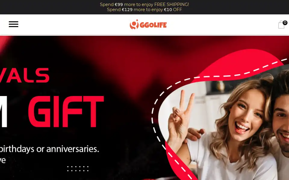 Screenshot of ggolife.com