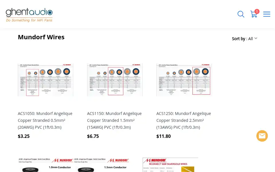 Screenshot of ghentaudio.com
