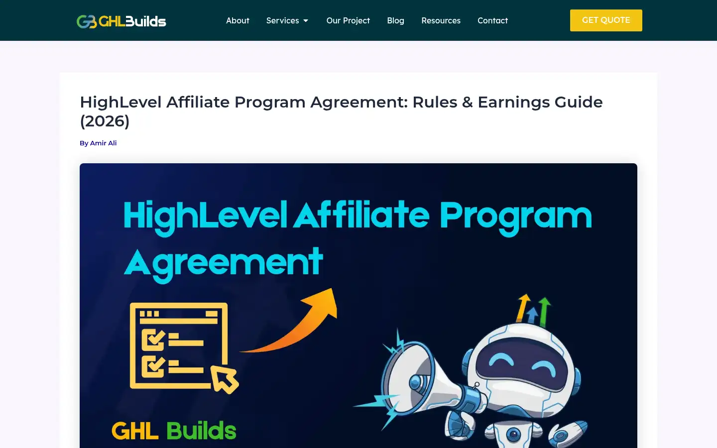 Screenshot of ghlbuilds.com