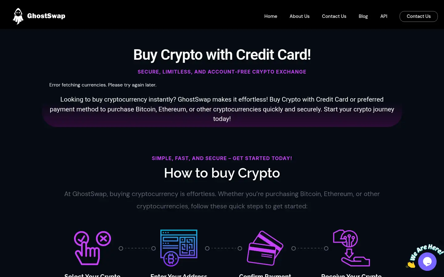 Screenshot of ghostswap.io