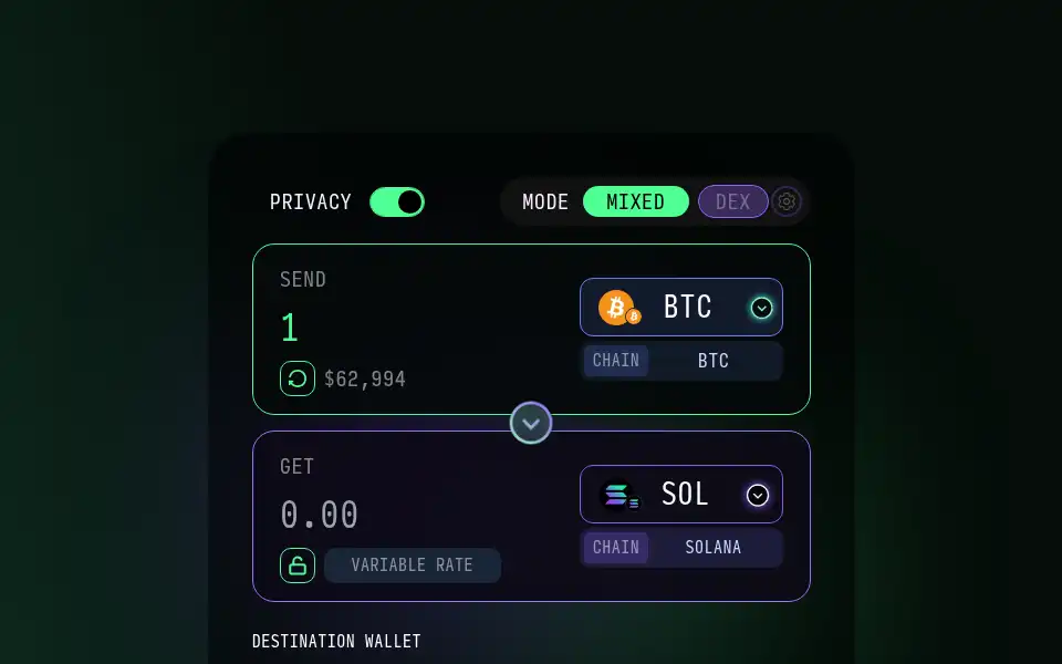 Screenshot of ghosty.cash