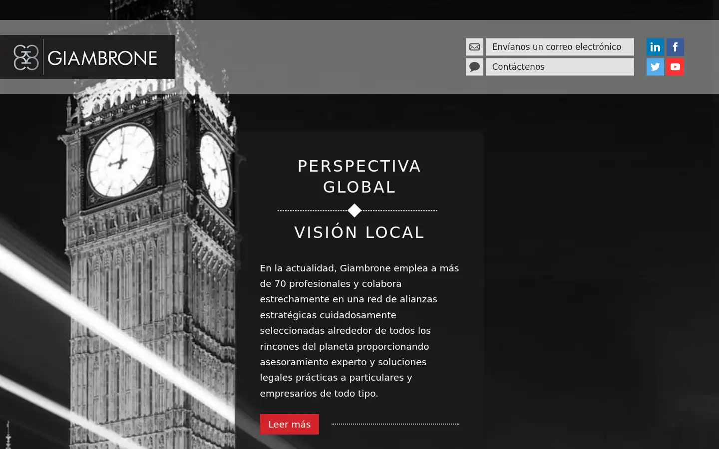 Screenshot of giambronelaw.es