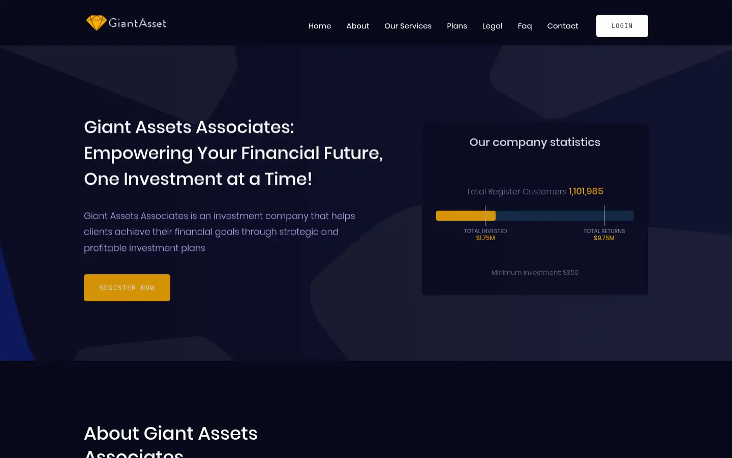 Screenshot of giantassetassociates.org