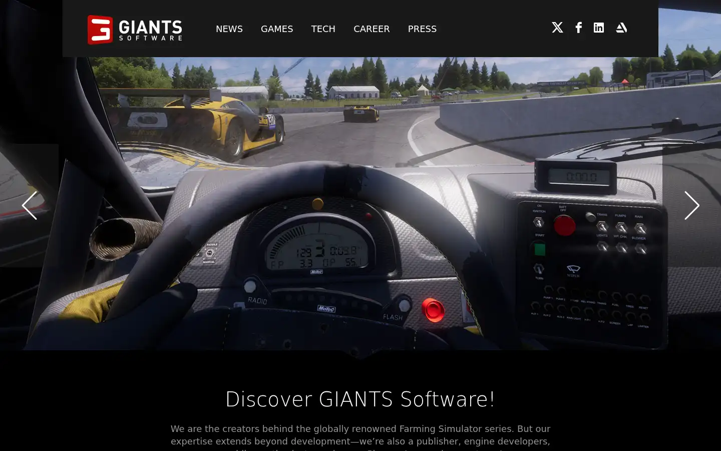 Screenshot of giants-software.com