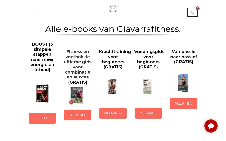 Screenshot of giavarrafitness.nl