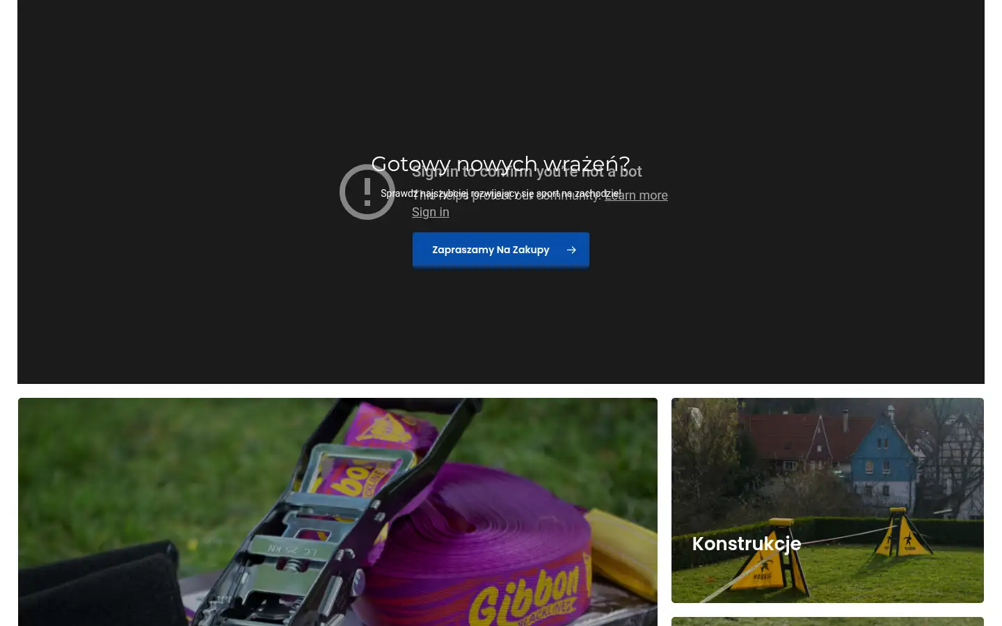 Screenshot of gibbonsklep.pl