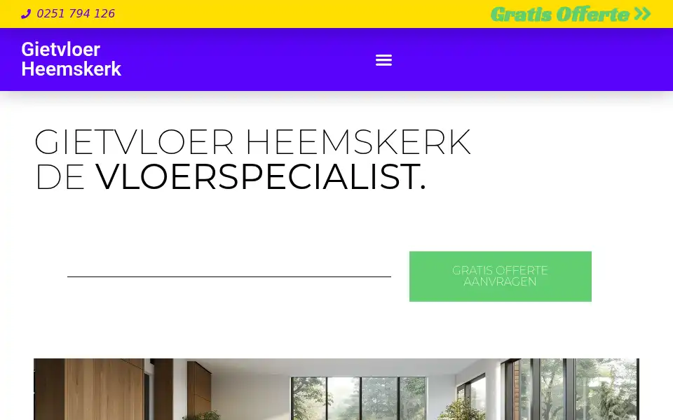 Screenshot of gietvloerheemskerk.com