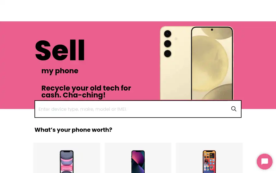 Screenshot of giffgaffrecycle.com