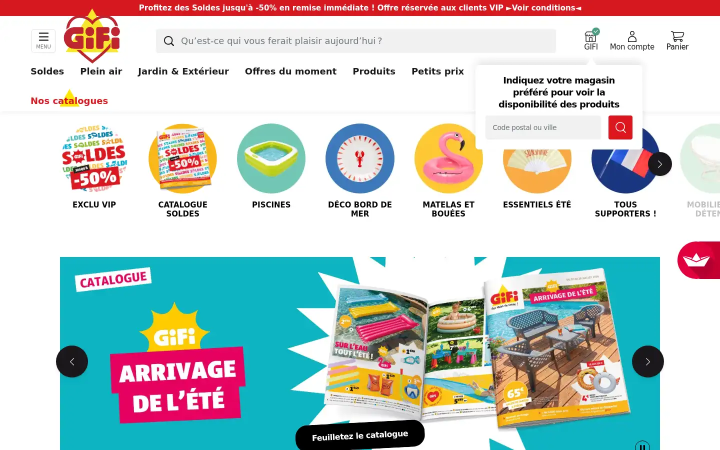 Screenshot of gifi.fr
