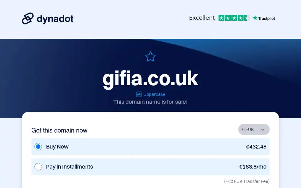 Screenshot of gifia.co.uk