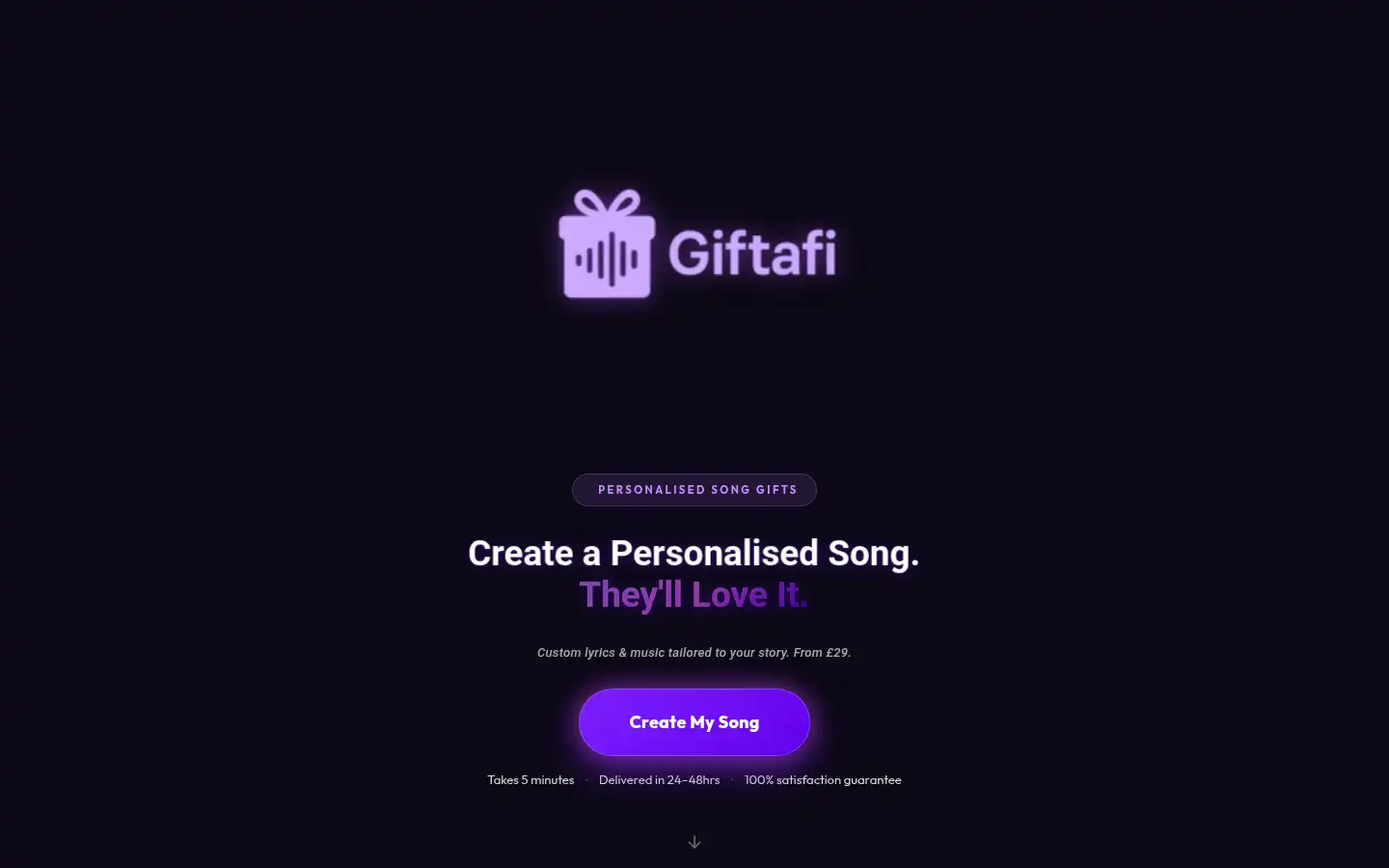 Screenshot of giftafi.com