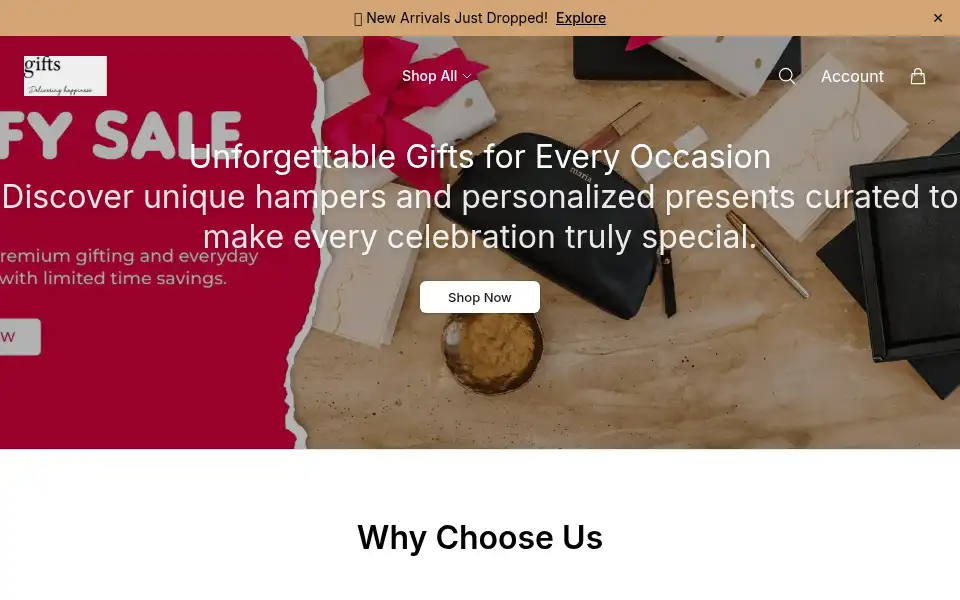 Screenshot of giftco.shop