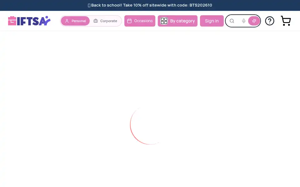 Screenshot of giftsai.com