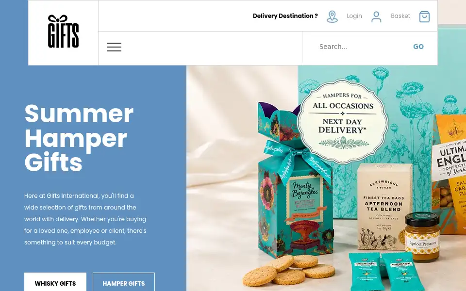 Screenshot of giftsinternational.net