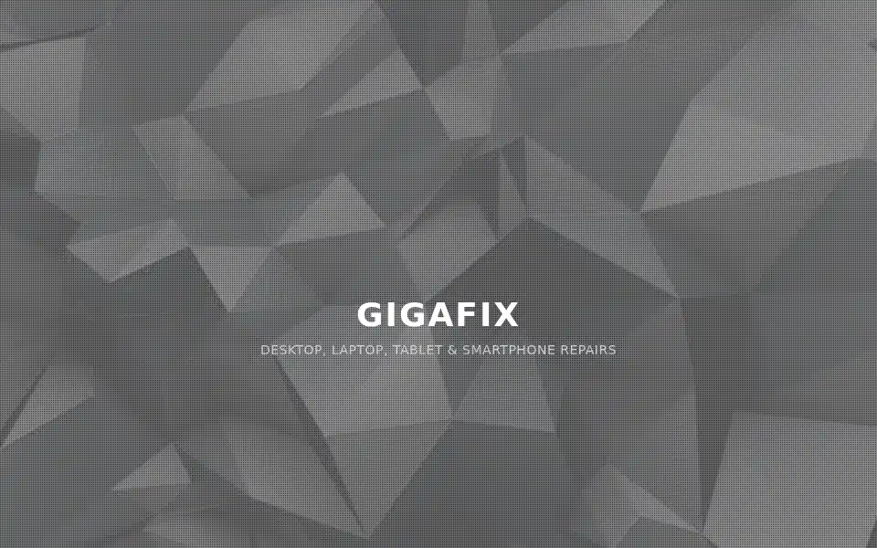 Screenshot of gigafix.co.uk