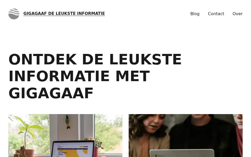 Screenshot of gigagaaf.nl
