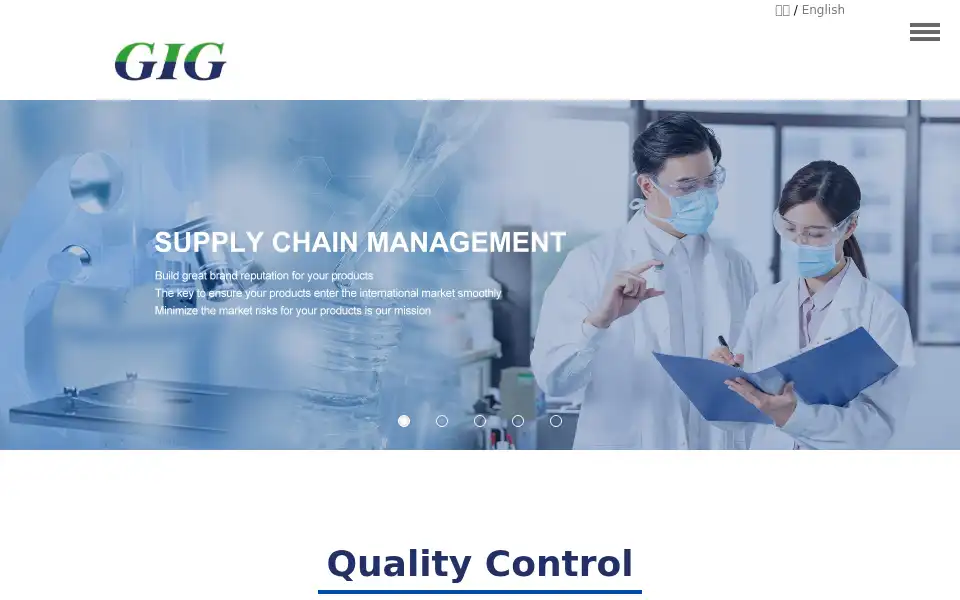 Screenshot of gigqc.com