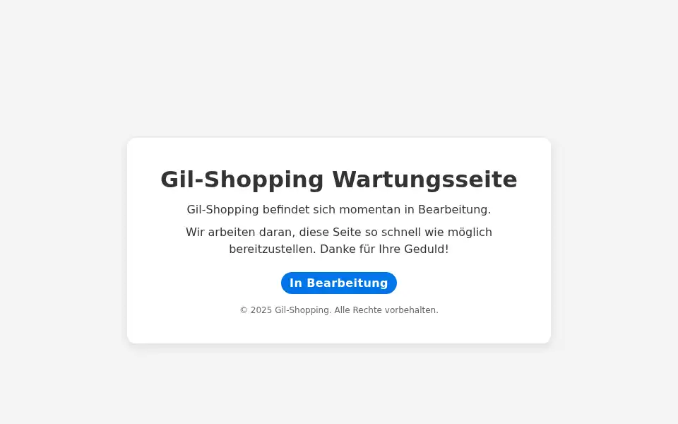 Screenshot of gil-shopping.com