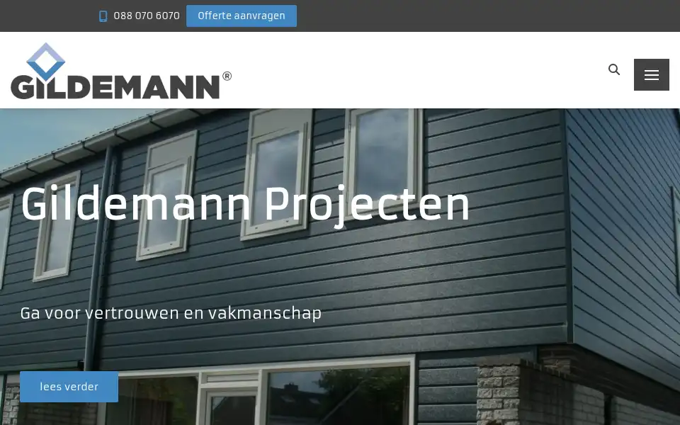Screenshot of gildemann.nl