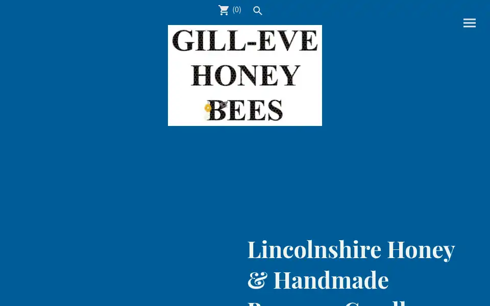 Screenshot of gill-evehoneybees.co.uk