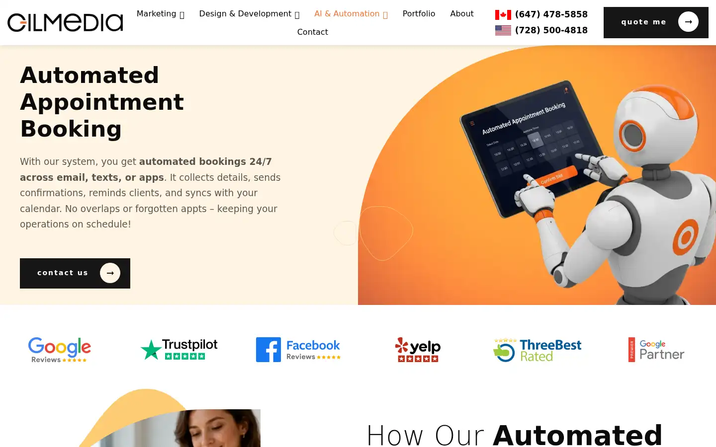 Screenshot of gilmedia.com