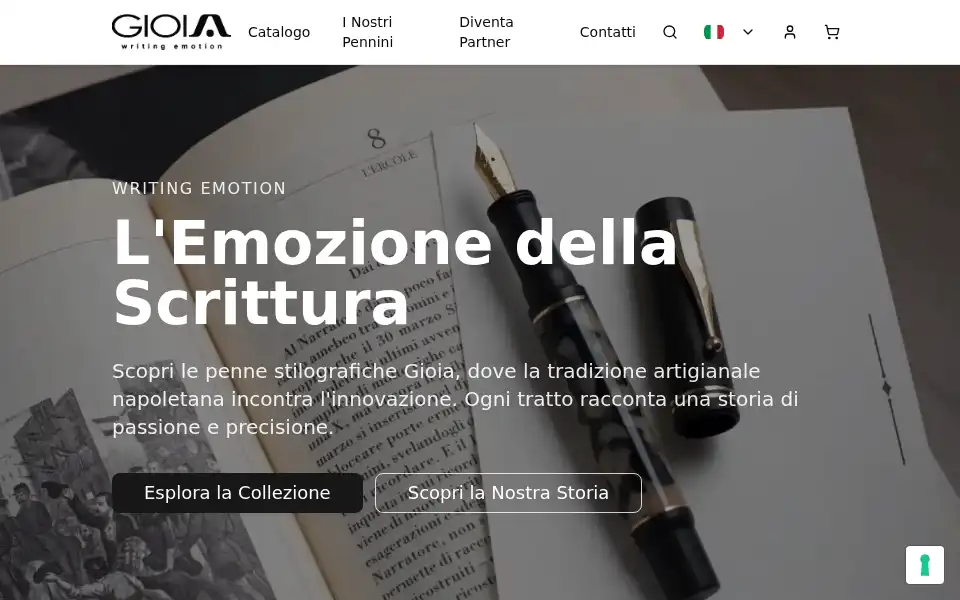 Screenshot of gioiapen.com