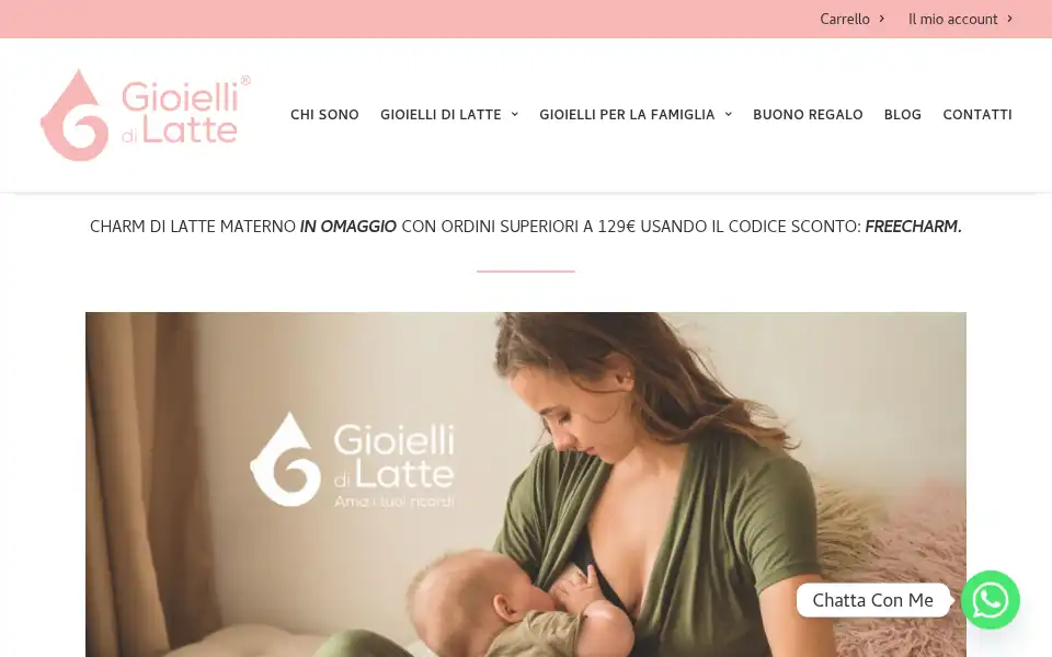 Screenshot of gioiellidilatte.it