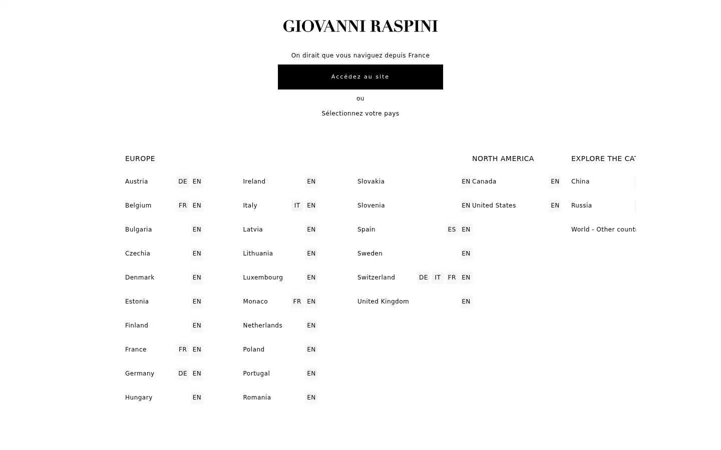 Screenshot of giovanniraspini.com
