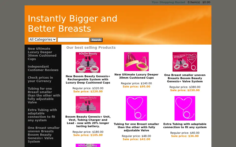 Screenshot of gismostore.com