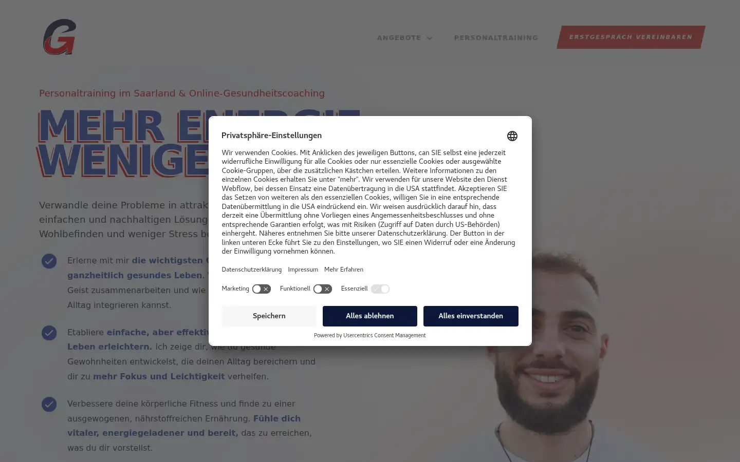 Screenshot of giu-coaching.de