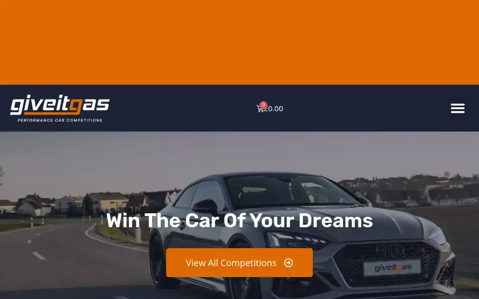 Screenshot of giveitgas.co.uk
