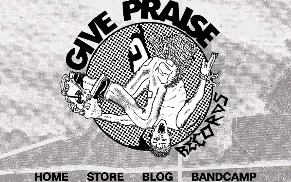 Screenshot of givepraiserecords.com