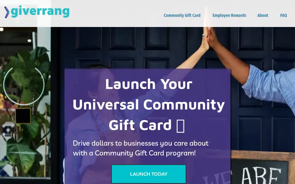 Screenshot of giverrang.com