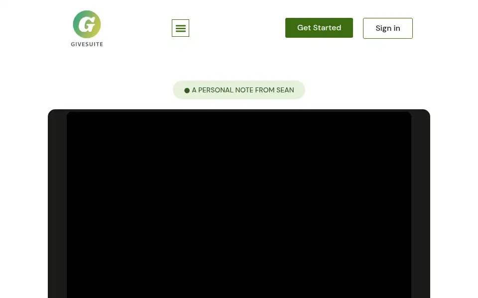 Screenshot of givesuite.com